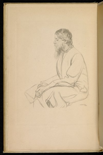 Frontispício de Gitanjali-Song Offerings de Rabindranath Tagore