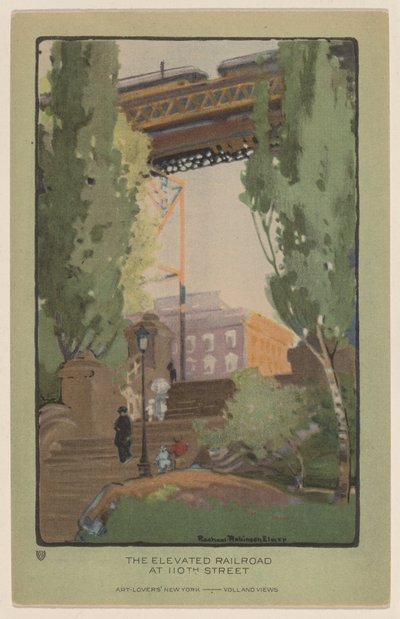 A Ferrovia Elevada na 110th Street de Rachael Robinson Elmer