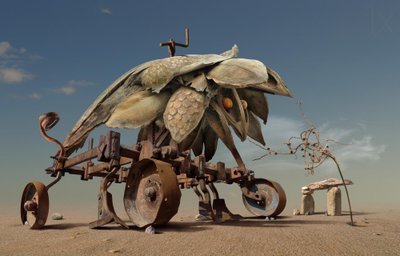 Máquina Surreal do Deserto de Radoslav Penchev