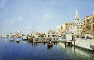 Uma vista de Veneza de Rafael Senet