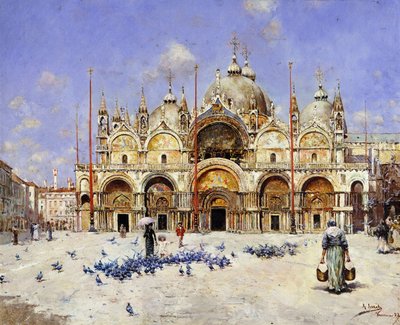 San Marco, Veneza, 1883 de Rafael Senet