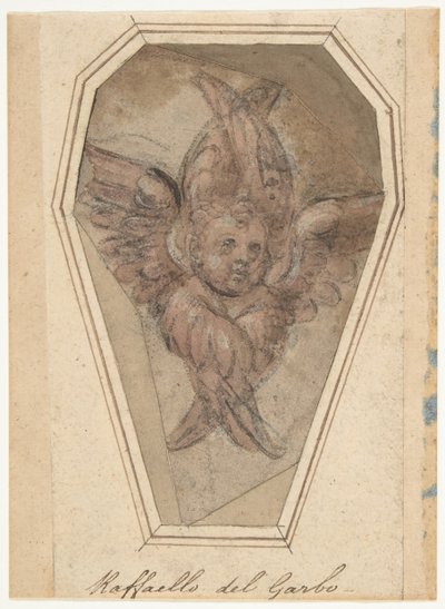 Um Desenho Serafim para um Bordado, 1466-1524. de Raffaellino del Garbo