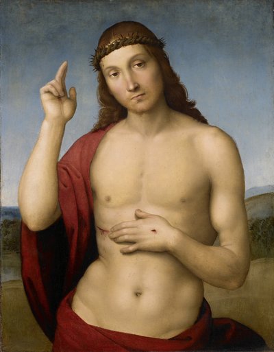 Bênção de Cristo de Raffaello Sanzio Raphael