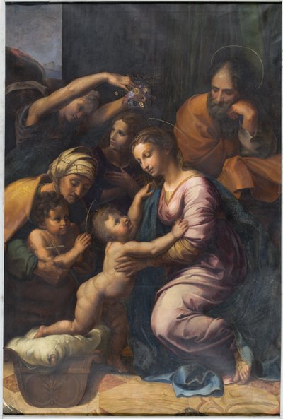 Sagrada Família de Francisco I de Raffaello Sanzio Raphael