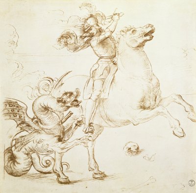 São Jorge e o Dragão de Raffaello Sanzio Raphael