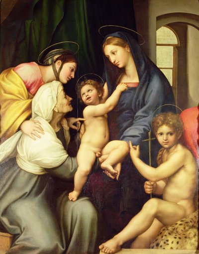 A Sagrada Família de Raffaello Sanzio Raphael
