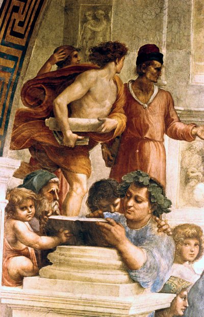 A escola de Atenas, 1509 de Raffaello Sanzio Raphael