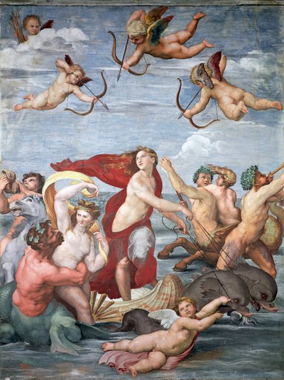 Triunfo de Galatea, c. 1512 de Raffaello Sanzio Raphael