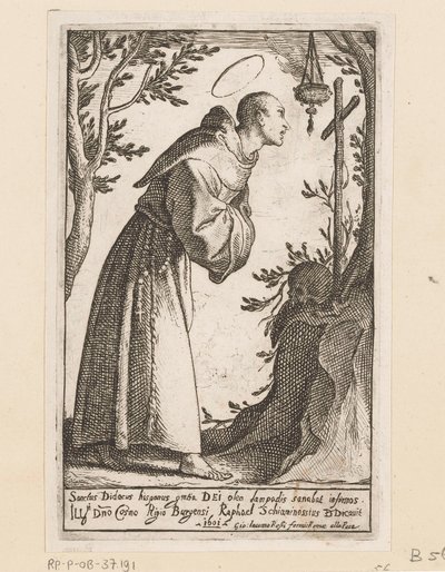 Santo Didacus de Alcalá de Raffaello Schiaminossi