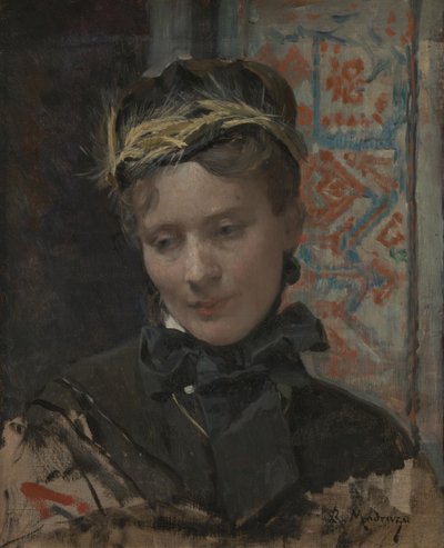 Retrato de uma senhora, 1885-1896 de Raimundo de Madrazo y Garreta