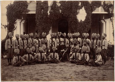 Destacamento do batalhão de Bhopal em Indore de Raja Deen Dayal