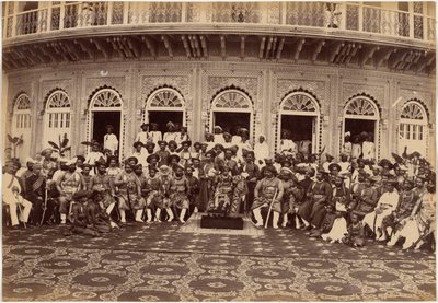 Maharaja Scindia, nobres e altos funcionários, Gwalior de Raja Deen Dayal