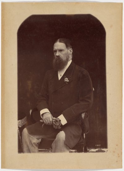 Retrato de um cavalheiro de Raja Deen Dayal