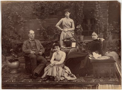 Sir Auckland Colvin e família, Shimla de Raja Deen Dayal