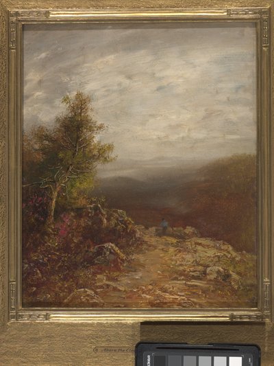 Above The Clouds (óleo sobre tela) de Ralph Albert Blakelock