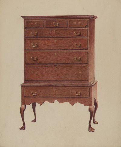 Highboy americano adiantado de Ralph Boyer