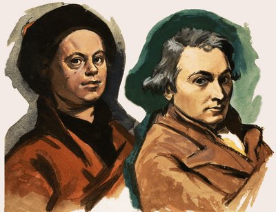 William Hogarth e George Romney de Ralph Bruce