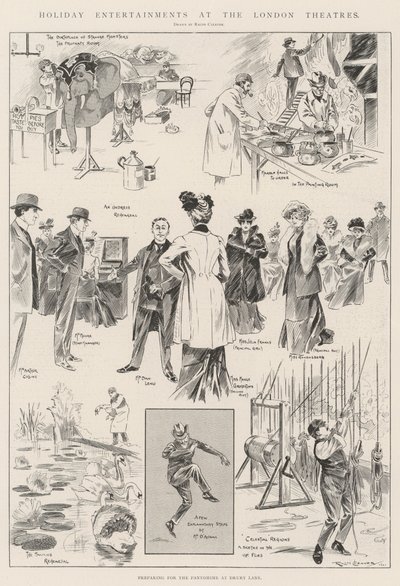 Entretenimento de Natal nos Teatros de Londres de Ralph Cleaver