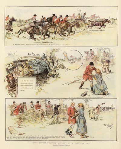 O relato da senhorita Minnie Traver sobre uma corrida chocante de Ralph Cleaver