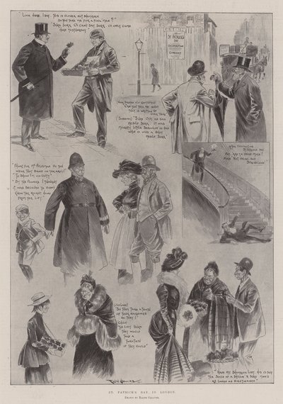 Dia de São Patrício em Londres de Ralph Cleaver