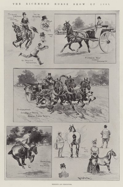 A mostra do cavalo de Richmond de 1901 de Ralph Cleaver