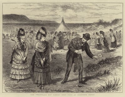 O Westward Ho! Clube de golfe feminino em Bideford, Devon de Ralph Cleaver