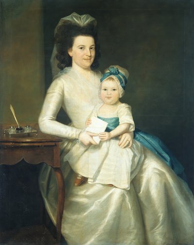 Lady Williams e Criança, 1783. de Ralph Earl