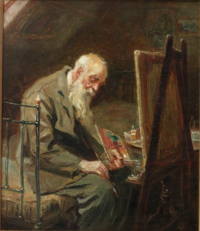 A arte é longa, vida é curta, 1900 de Ralph Hedley