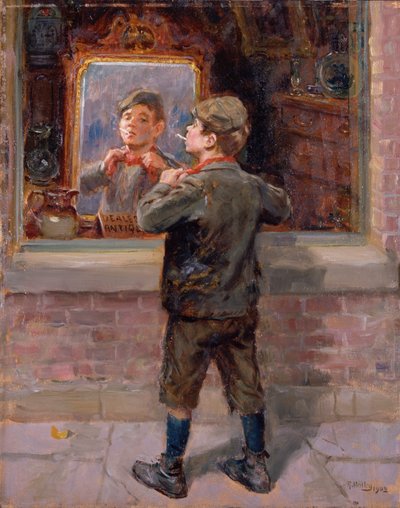 A antiga loja de curiosidades, 1909 de Ralph Hedley