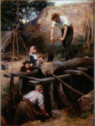 Woodsawyers, 1896 de Ralph Hedley