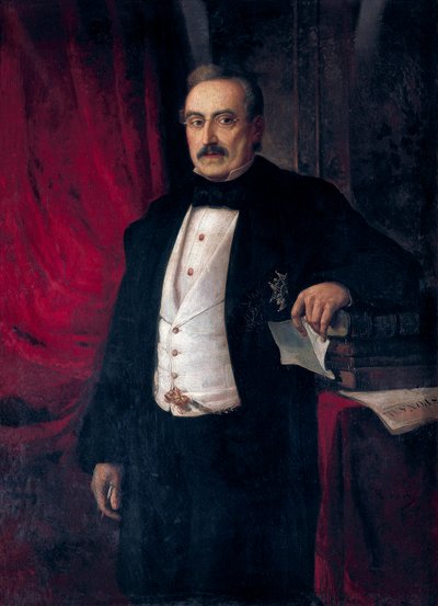Retrato do escritor e economista Buenaventura Carlos Aribau (1798-1862) de Ramón Martí Alsina