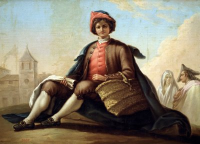 O rapaz com um cesto de Ramon Bayeu y Subias
