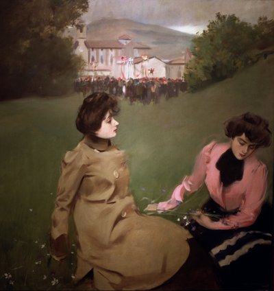 Caramelles (canções típicas catalãs) 1901, óleo de Ramon Casas