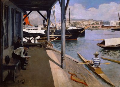 Clube de Iates em Barcelona de Ramon Casas i Carbo