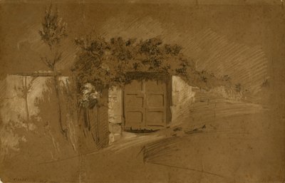 Porta e parede de Ramon Martí i Alsina