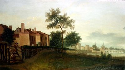 O Tâmisa de Battersea (petróleo) de Ramsay Richard Reinagle