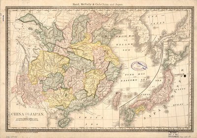 China e Japão LOC 2006458430 de Rand McNally and Company