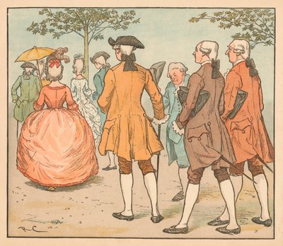 Seu amor foi buscado ... Por vinte e dois e mais, c1885, 1934. de Randolph Caldecott