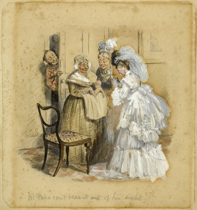 É o papá que não o suporta fora da sua vista de Randolph Caldecott