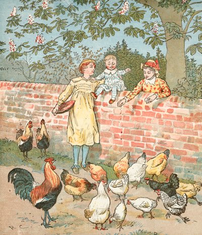 O rapaz do agricultor (litografia a cores) de Randolph Caldecott