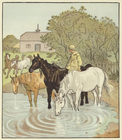 O menino de agricultores de Randolph Caldecott