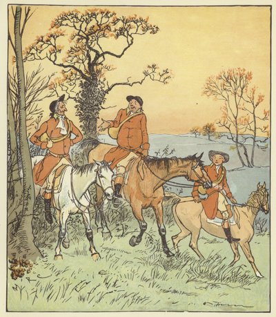 Os três caçadores joviais de Randolph Caldecott