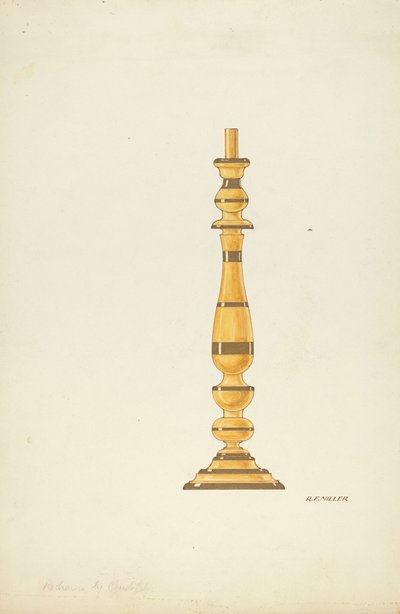 Castiçal de Randolph F. Miller and Cornelius Christoffels
