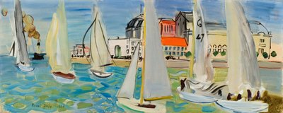 Barcos no Havre de Raoul Dufy