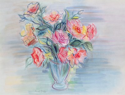 Ramo de flores num vaso de Raoul Dufy