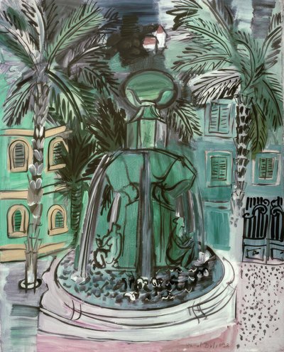 La Fontaine em Hyères de Raoul Dufy
