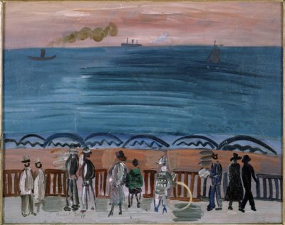"A praia de Sainte-Adresse de Raoul Dufy