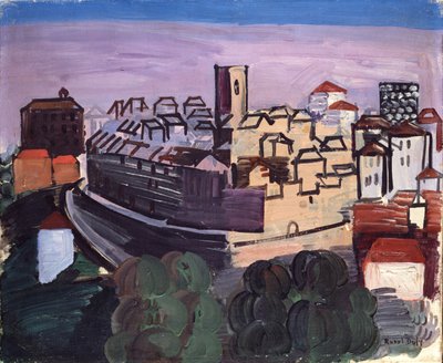 Paisagem perto de Vence de Raoul Dufy
