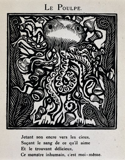 Le octopus - em "Le Bestiaire ou cortege d