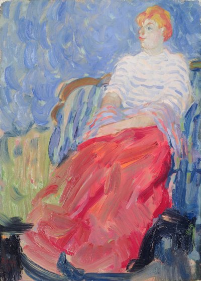 Retrato da irmã do artista, Suzanne Dufy de Raoul Dufy